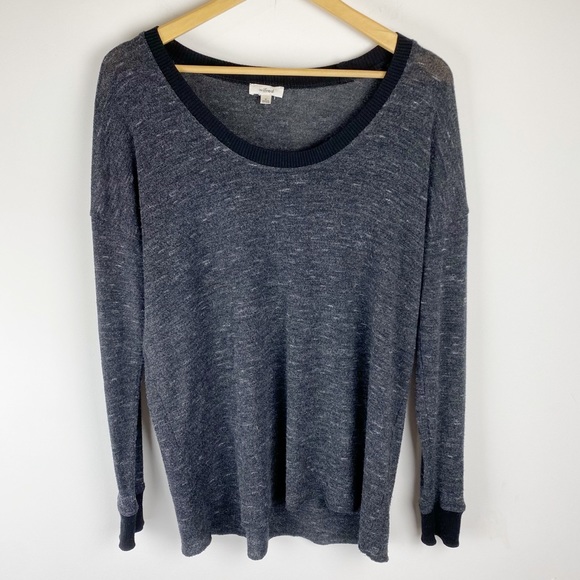 Aritzia Wilfred Scoop Neck Pullover Grey Size M - Picture 1 of 4